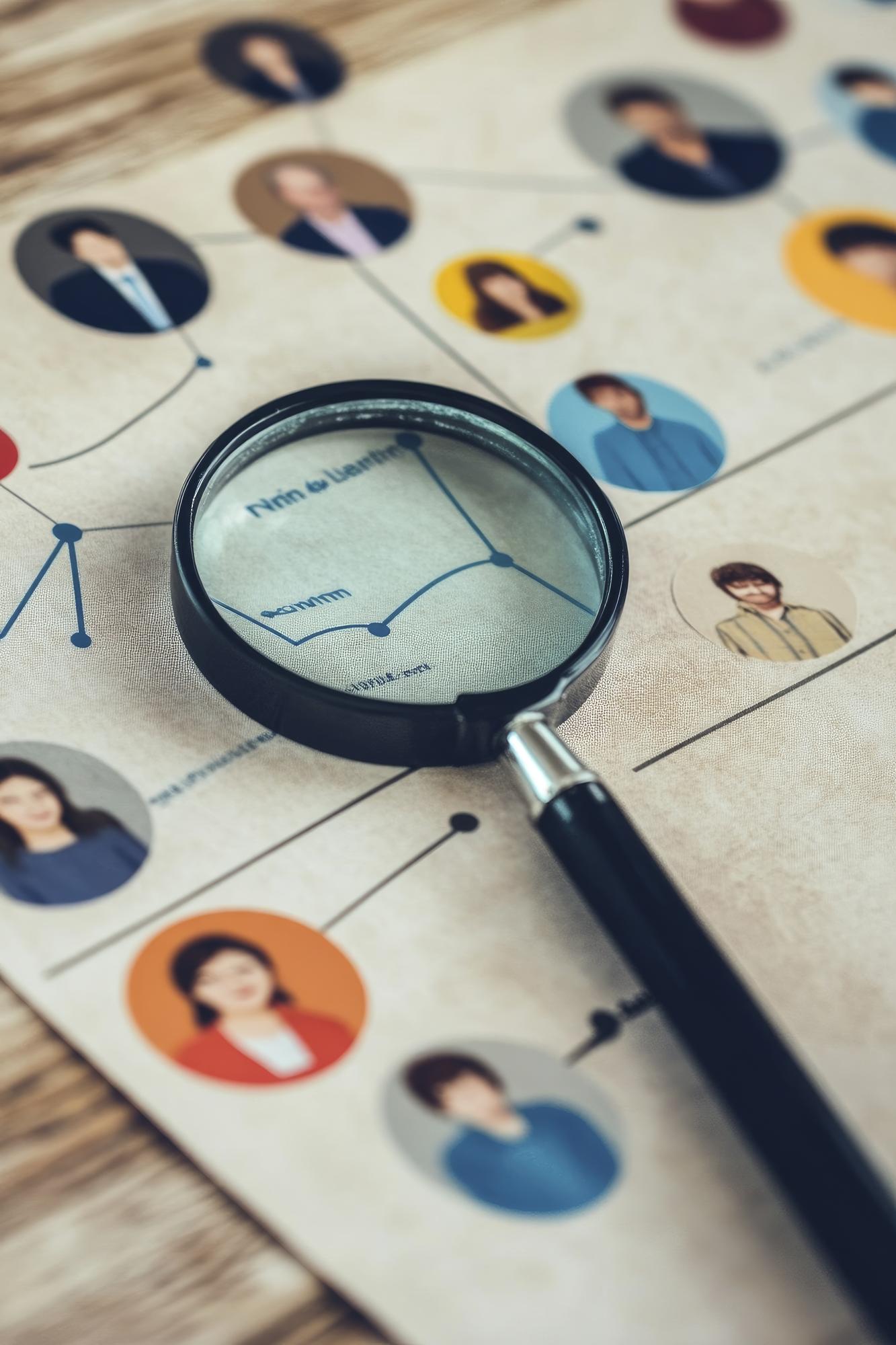 magnifying-glass-interview-document-with-colorful-icons-representing-paper-document-people_974186-18291